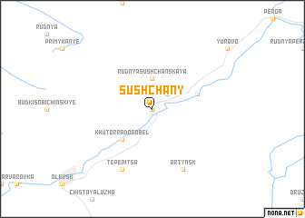 map of Sushchany