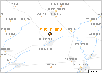 map of Sushchany