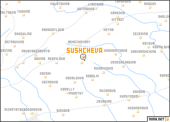 map of Sushchëva