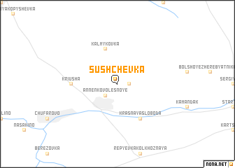 map of Sushchevka