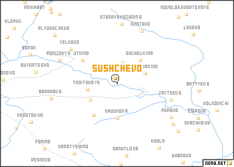 map of Sushchëvo