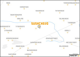 map of Sushchëvo