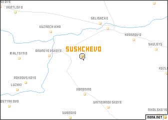 map of Sushchëvo