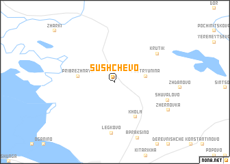 map of Sushchëvo