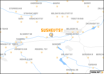 map of Sushevtsy