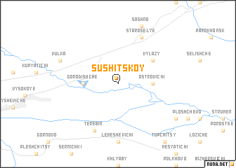 map of Sushitskoy