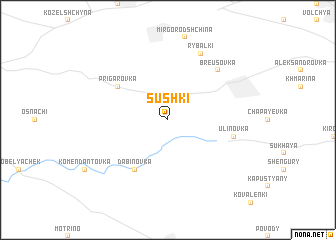 map of Sushki