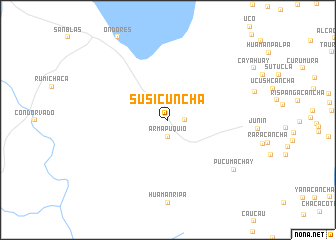map of Susicuncha