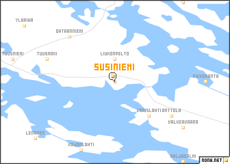 map of Susiniemi