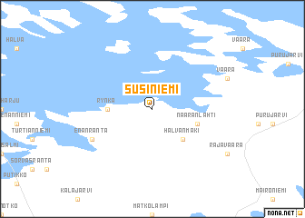 map of Susiniemi