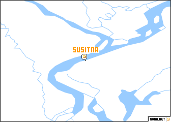 map of Susitna