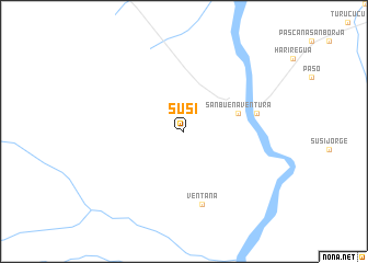 map of Susi