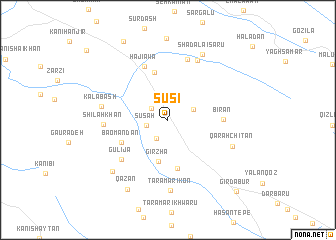 map of Sūsi