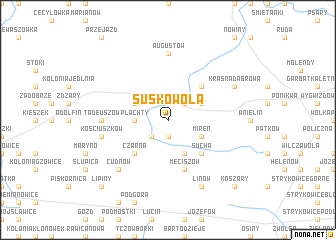 map of Suskowola