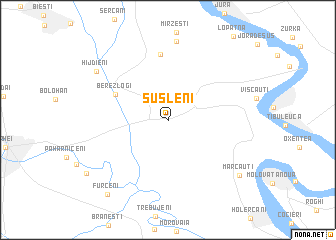 map of Susleni