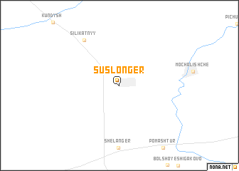 map of Suslonger