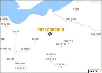 map of Susloparovo