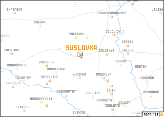 map of Suslovka