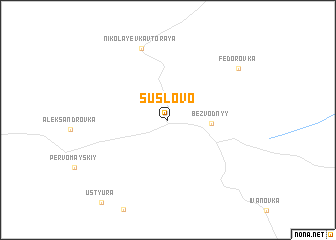 map of Suslovo
