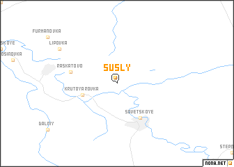 map of Susly