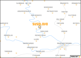 map of Susolovo