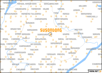 map of Susŏn-dong