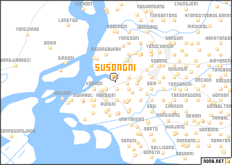 map of Susŏng-ni