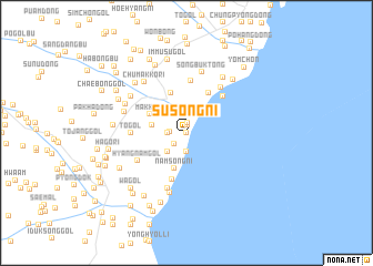 map of Susŏng-ni