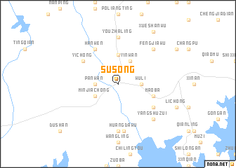 map of Susong