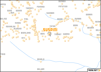 map of Suspini