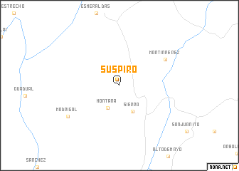 map of Suspiro