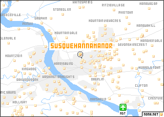 map of Susquehanna Manor