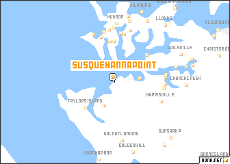 map of Susquehanna Point