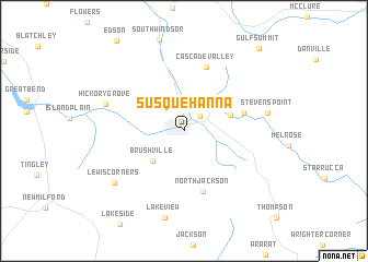 map of Susquehanna