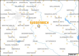 map of Süßenbach