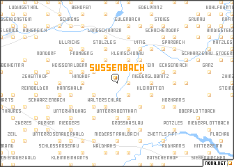 map of Süssenbach