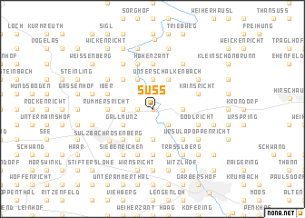 map of Süß