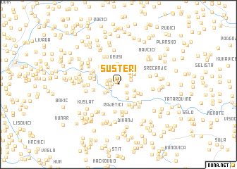 map of Šušteri