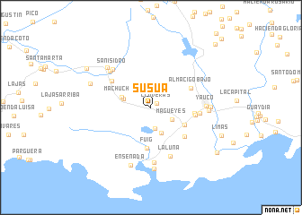 map of Susua