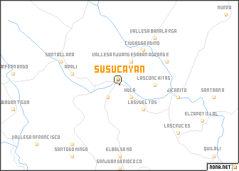 map of Susucayán