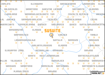map of Susuite