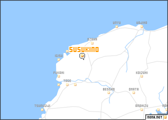 map of Susukino