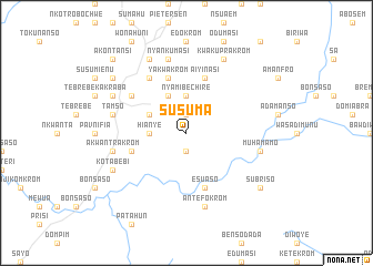 map of Susuma