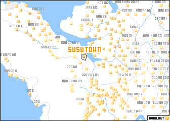 map of Susu Town