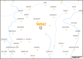 map of Susuz