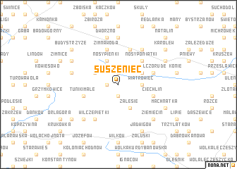 map of Suszeniec