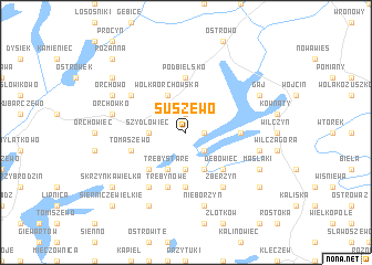 map of Suszewo