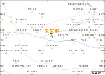 map of Suszka