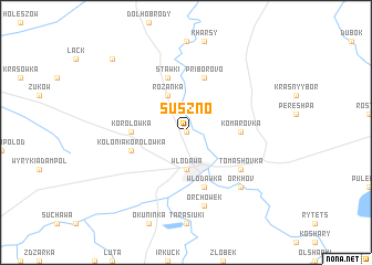 map of Suszno