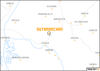 map of Sutamarchán